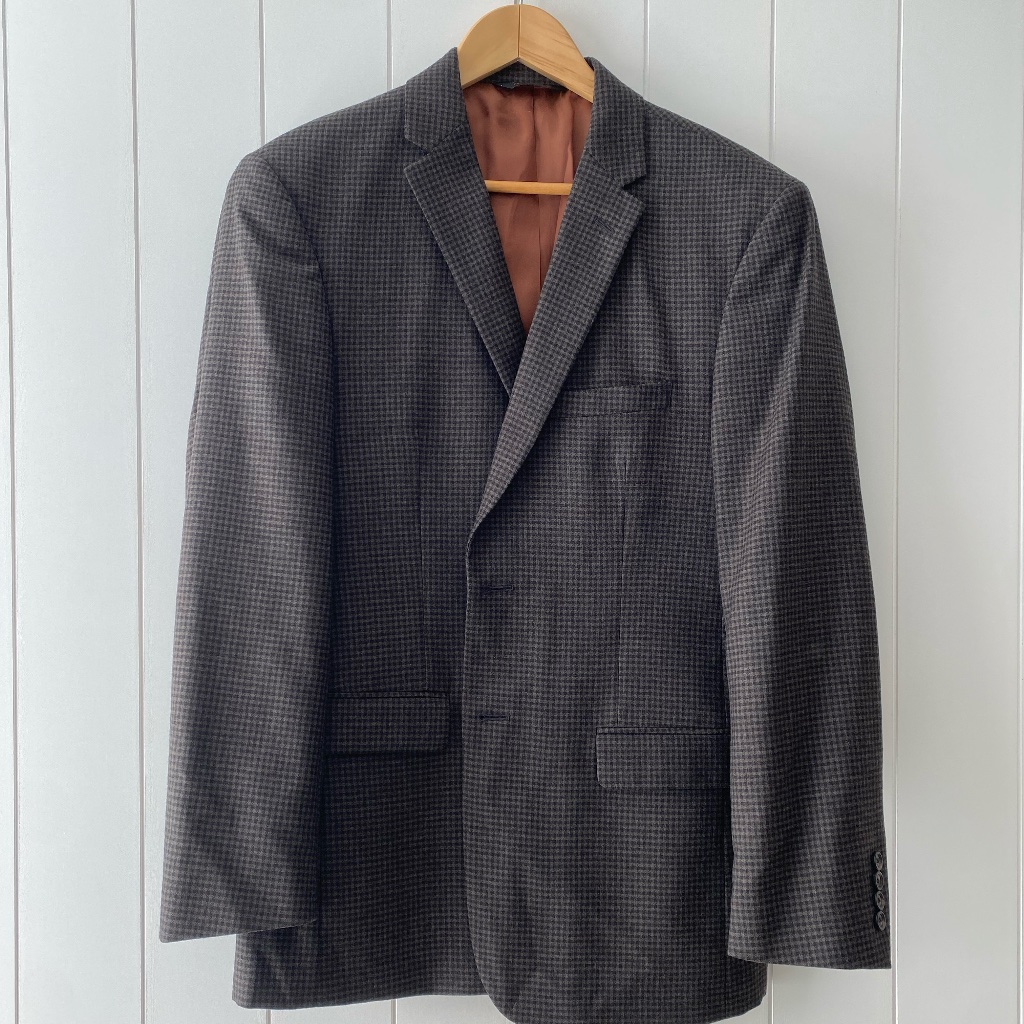 Joseph Jos A. Bank Slim Fit Wool Checkered Blazer - 40r